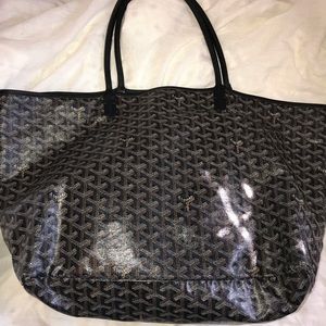 AUTHENTIC Goyard GM Tote Black/Black